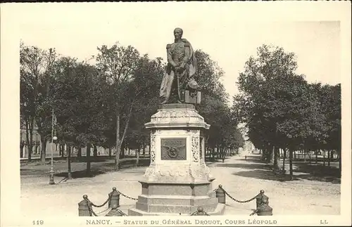 Nancy Lothringen Statue du General Drouot
ours Leopold / Nancy /Arrond. de Nancy