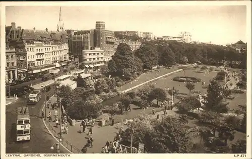 Bournemouth UK Central Gardens Kat. Bournemouth