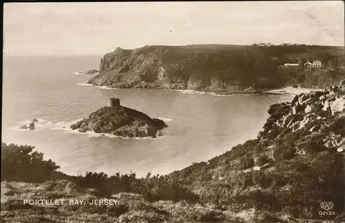 Portelet Bay Jersey Panorama