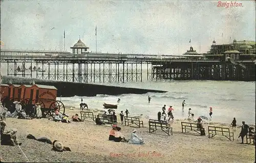 Brighton East Sussex Beach Est Pier / Brighton East Sussex /