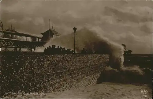 Brighton East Sussex Rough Sea / Brighton East Sussex /