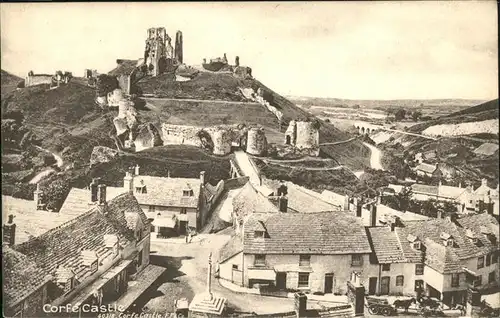 Corfe Dorset Castle Kat. Purbeck