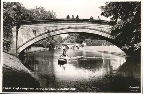 Cambridge Cambridgeshire Clare College Bridge Boot / Cambridge /Cambridgeshire CC