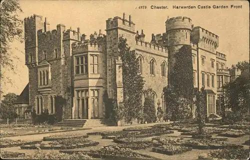 Chester Cheshire Harwarden Castle Garden Front / Chester /Cheshire CC