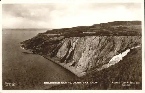 Alum Bay Isle of Wight Cliffs