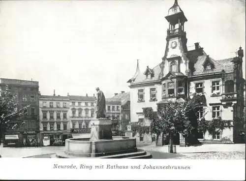 Neurode Neurode Ring Rathaus Johannesbrunnen * / Polen /