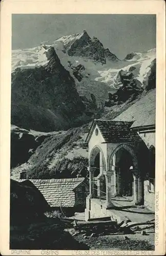 Dauphine L'Eglise des Terrasses et la Meije / Grenoble /Arrond. de Grenoble