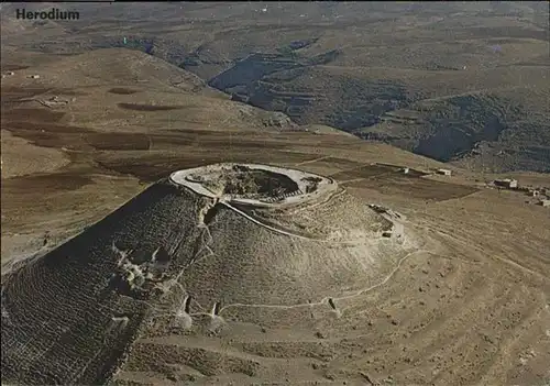 Herodium Fliegeraufnahme  / Israel /