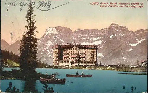 Misurina Grand Hotel Boot / Italien /