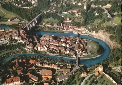 Fribourg FR Fliegeraufnahme  / Fribourg FR /Bz. La Sarine