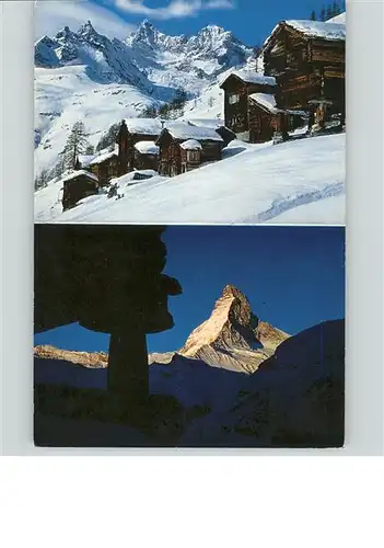 Zermatt VS Findeln Obergabelhorn Matterhorn  / Zermatt /Bz. Visp