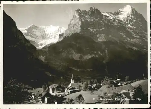 Grindelwald Fiescherwand Eiger / Grindelwald /Bz. Interlaken