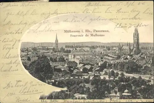 Muehlhausen Elsass Panorama / Mulhouse /Arrond. de Mulhouse