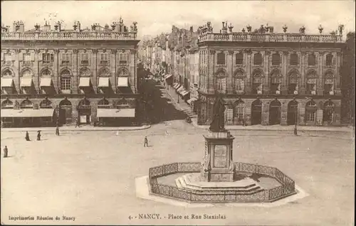 Nancy Lothringen Place Rue Stanislas / Nancy /Arrond. de Nancy