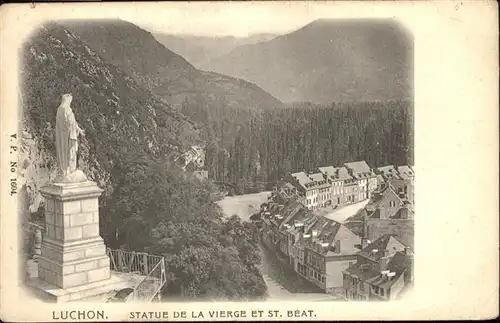 Luchon Haute-Garonne Statue de la Vierge 
St. Beat / Bagneres-de-Luchon /Arrond. de Saint-Gaudens