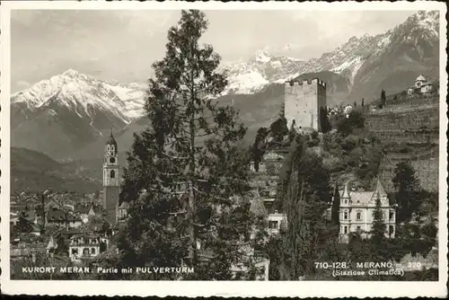 Meran Pulverturm Kurort / Italien /