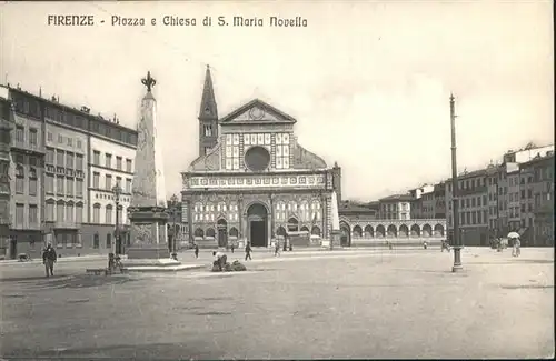 Firenze Toscana Piazza e Chiesa di S. Maria Novella / Firenze /