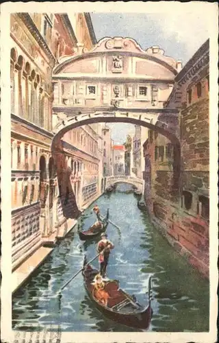 Venezia Venedig die Seufzerbruecke /  /