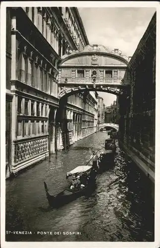 Venezia Venedig Ponte Des Sospiri Seufzerbruecke /  /