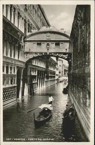 Venezia Venedig Seufzerbruecke Pont des Soupirs /  /