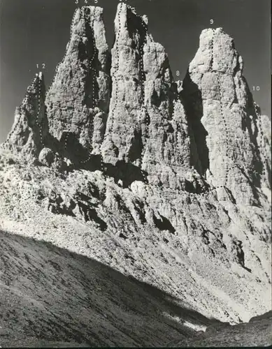 Gruppo del Catinaccio Torii di Vajolet (m. 2805) / Italien /