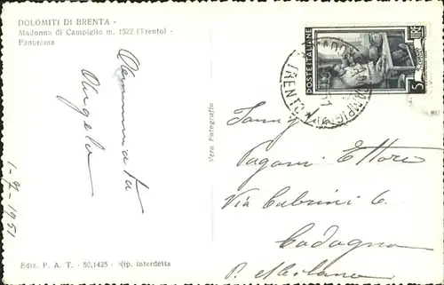 Dolomiti Di Brenta Madonna di Campiglio m. 1522 / Italien /