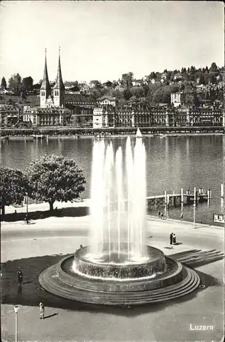 Luzern LU Springbrunnen / Luzern /Bz. Luzern City