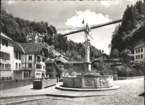 Fribourg FR Brunnen / Fribourg FR /Bz. La Sarine