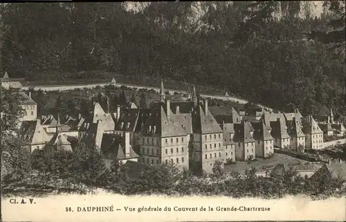 Dauphine Vue generale du Couvent de la Grande-Chartreuse / Grenoble /Arrond. de Grenoble