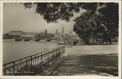 Zuerich Utoquai Bruecke / Zuerich /Bz. Zuerich City