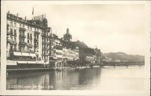 Luzern LU Bruecke / Luzern /Bz. Luzern City