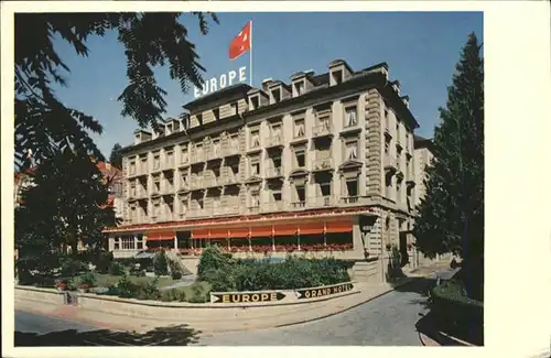 Luzern LU Grand Hotel Europe / Luzern /Bz. Luzern City