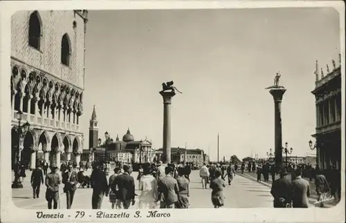 Venezia Venedig Piazzetta S Marco /  /