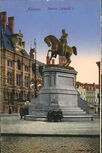 Anvers Antwerpen Statue Leopold /  /