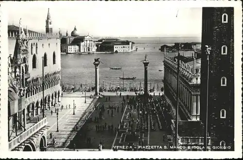 Venezia Venedig Piazzetta S Marco Isola S Goirgio /  /