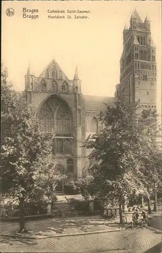 Bruges Flandre Cathedrale Saint Sauveur /  /