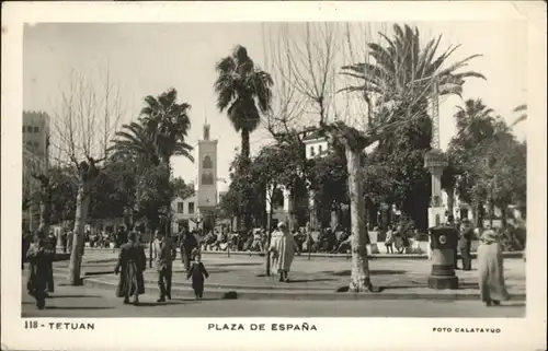 Tetuan Plaza Espana / Marokko /