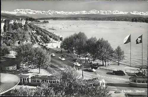 Zuerich Utoquai Strassenbahn / Zuerich /Bz. Zuerich City