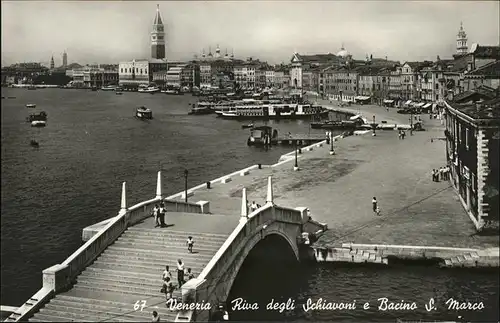 Venezia Venedig Bacino S Marco Bruecke Schiff /  /