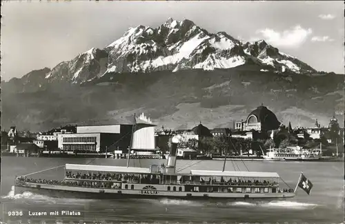 Luzern LU Pilatus Schiff Gallia / Luzern /Bz. Luzern City