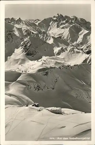 Nebelhorn Maedelegabel / Oberstdorf /Oberallgaeu LKR