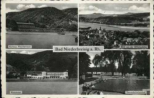 Bad Niederbreisig Kurhaus Rheinhotel Thermalschwimmbad / Bad Breisig /Ahrweiler LKR