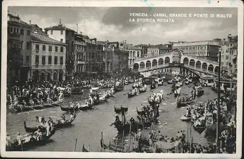 Venezia Venedig Canal Grande Boot Bruecke /  /