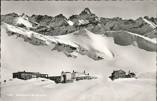 Nebelhorn Bergstation Berghotel Hoefatsblick  / Oberstdorf /Oberallgaeu LKR