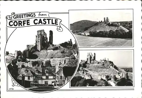 Corfe Dorset Castle Corfe / Purbeck /Dorset CC