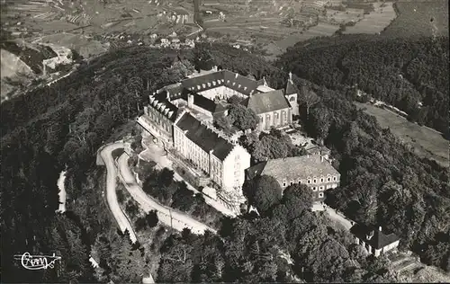 Mont-Ste-Odile Mont-Sainte-Odile  Fliegeraufnahme / Rhinau /Arrond. de Selestat-Erstein