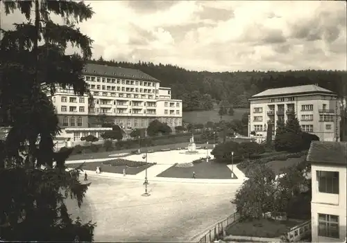 Luhacovice Platz der Roten Armee Sanatorium Palace / Tschechische Republik /