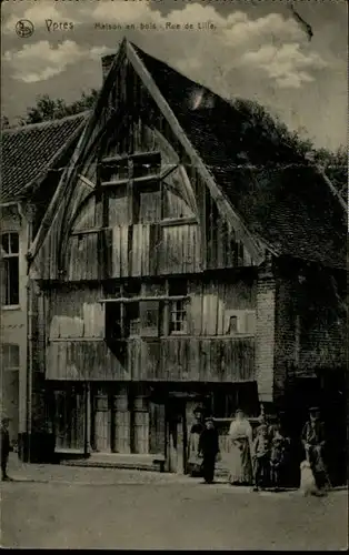 Ypres Ypern West Vlaanderen Ypres Maison en bois Rue de Lille x /  /