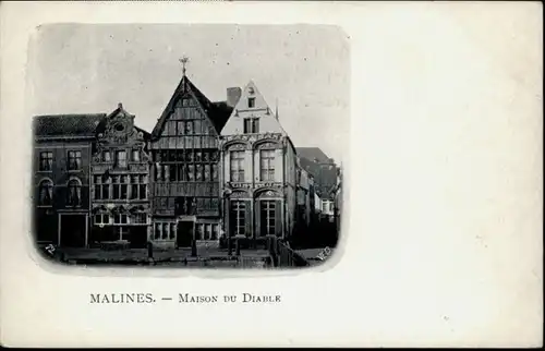Malines Mechelen Flandre Malines Maison Diable * / Mechelen /Antwerpen