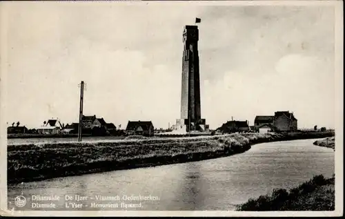 Dixmude Dixmude Diksmuide Monument flamand Vlaamsch Gedenkteeken * /  /